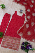 Heavy embroidery Chudidar