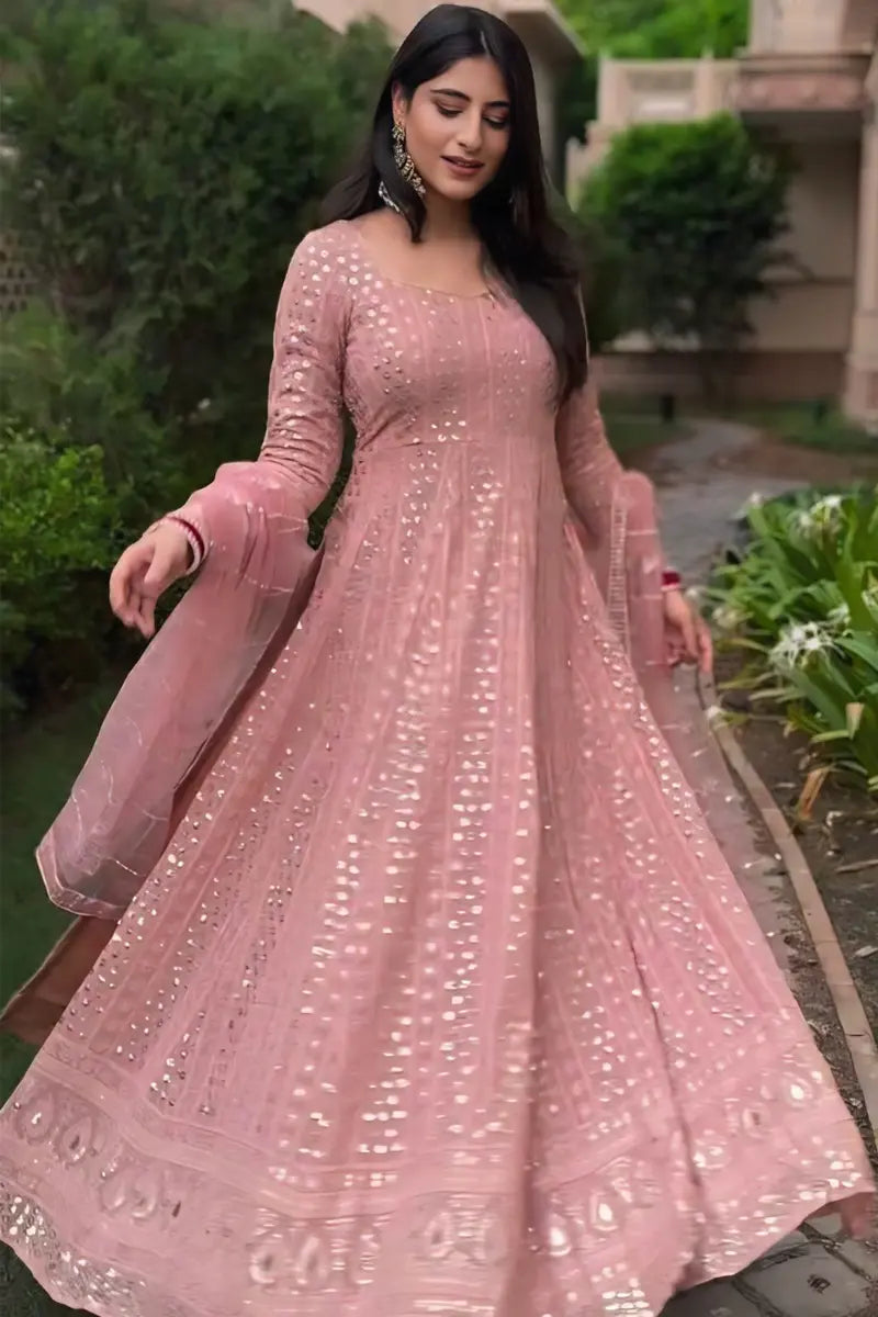 Images Of Beautiful Long Pink Gowns