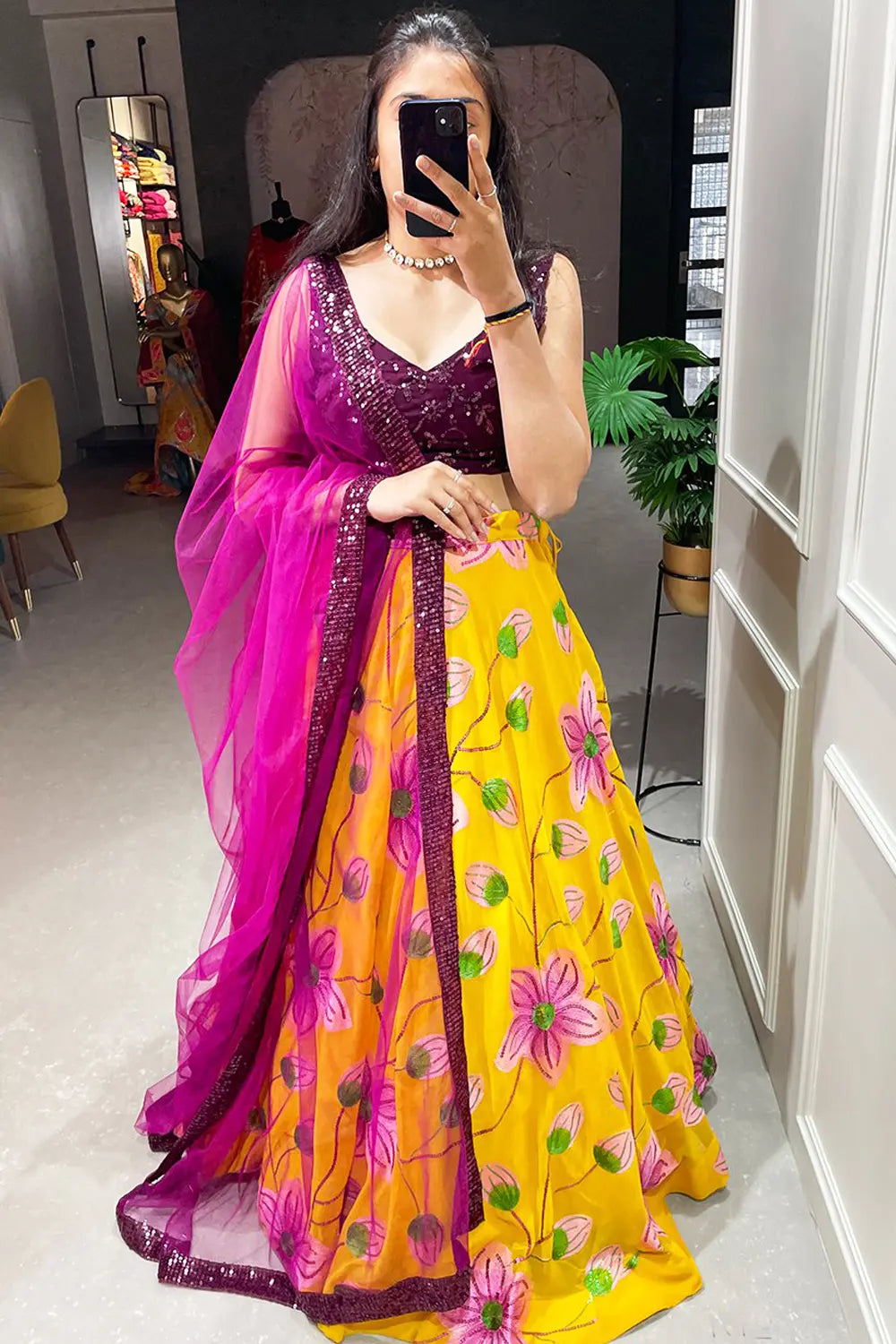 Indian Bridesmaid Lehengas For Wedding - Anaya Designer Studio