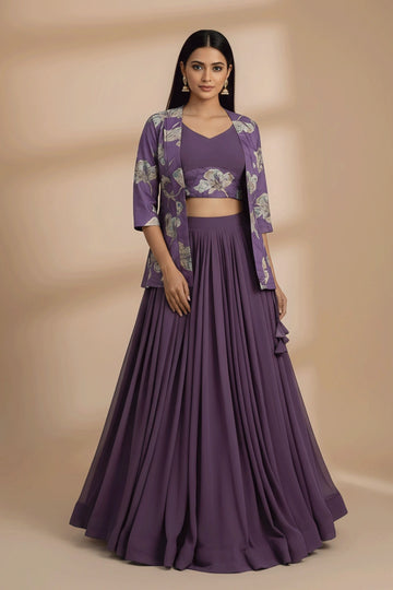 Jacket style lehenga