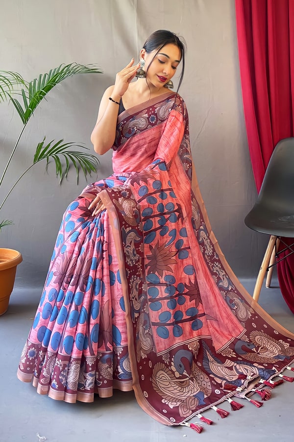 Buy Cotton Kalamkari Sarees Online 2022 - Anaya Designer Studio