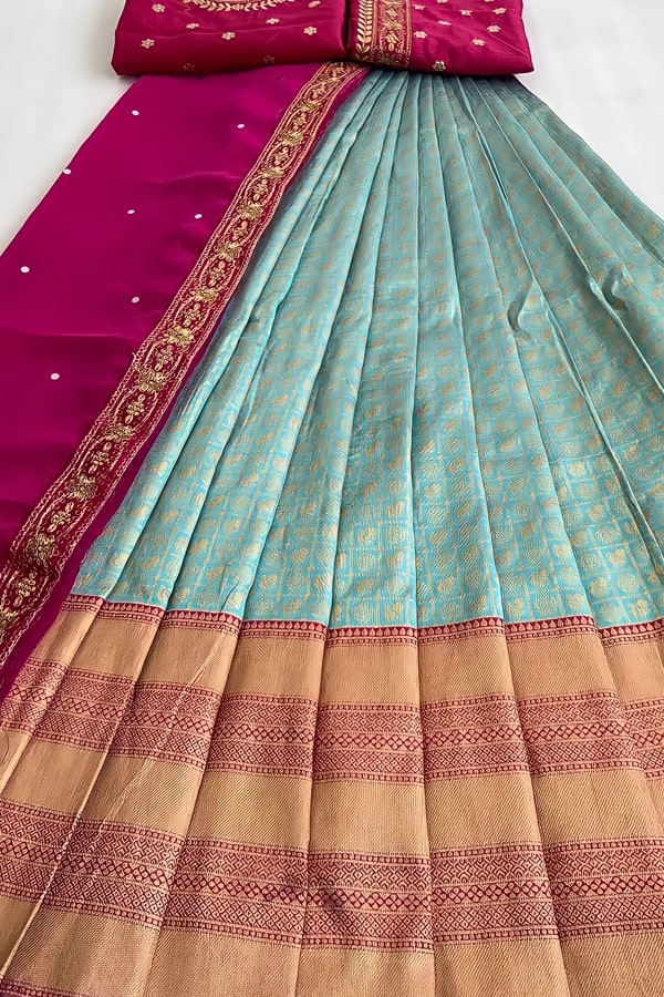 Kanjivaram Silk Half Saree Collection