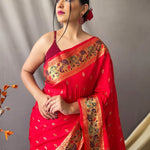 Karwa Chauth Saree Online Shopping Red