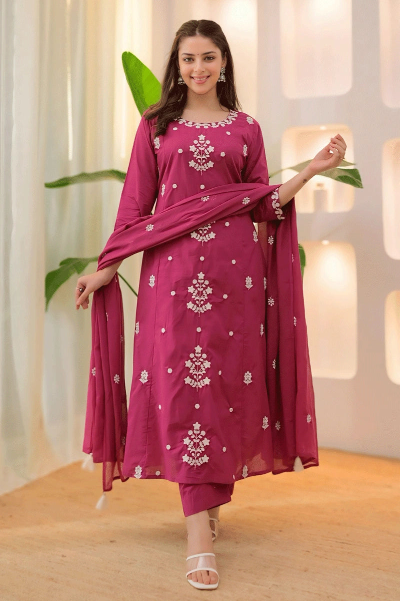 Kurti pant with dupatta