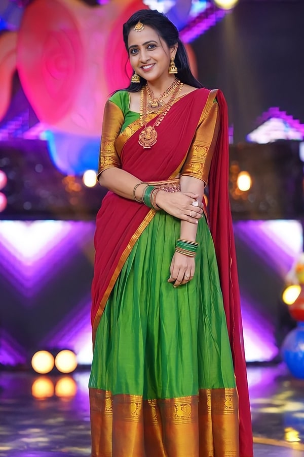 Latest Pattu Half Saree Designs 2022 - Anaya Designer Studio
