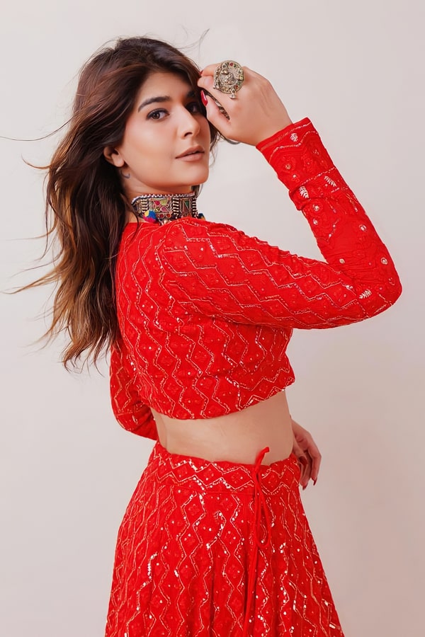 Latest Crop Top Lehenga Designs For Festival 2022 - Anaya Designer Studio
