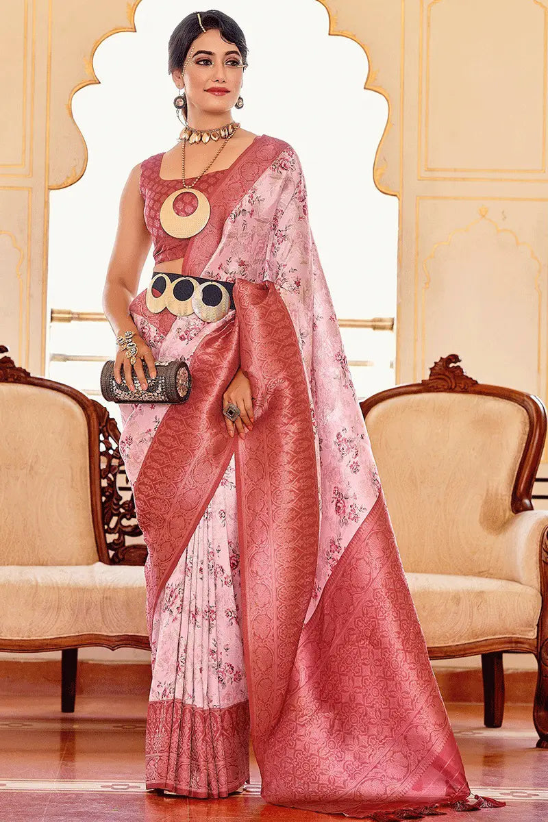 Latest Designer Silk Saree Online For Girls