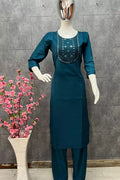 Latest Embroidery Kurti