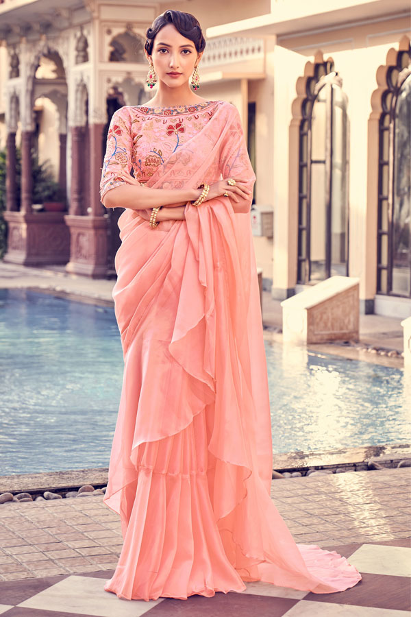 Latest Farewell Saree Design For Women - Anaya Designer Studio