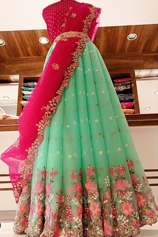 Latest Half Saree Designs 2021 With Price - Anaya Designer Studio