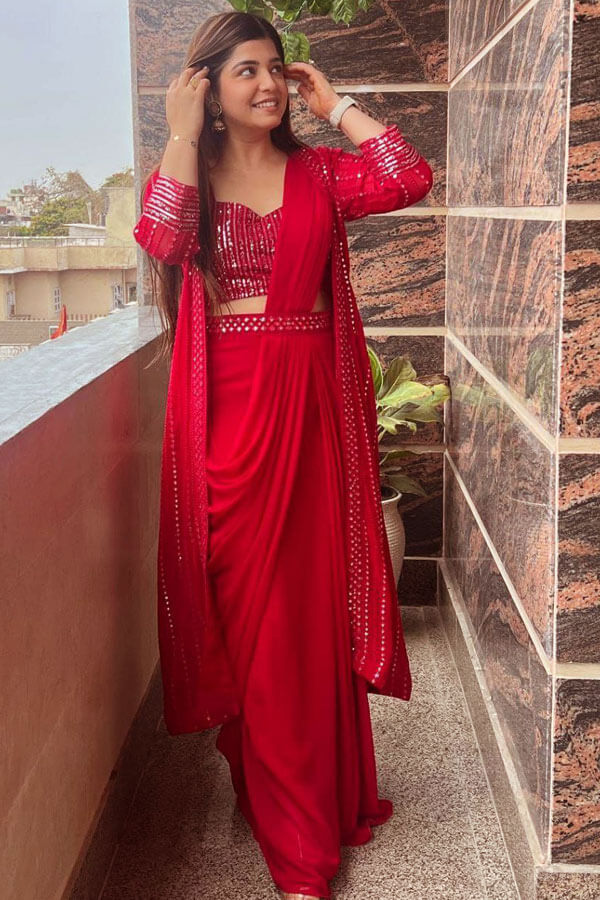 Latest Indian Ethnic Ready To Wear Farewell Party Modern Farewell Sarees - Anaya Designer Studio