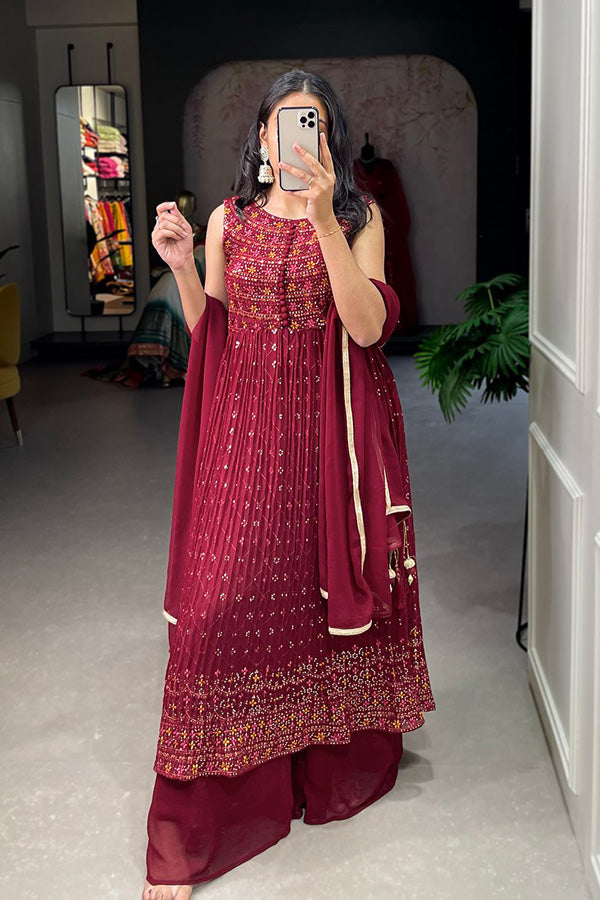 Latest Naira Kurti Design With Plazzo For Girls - Anaya Designer Studio