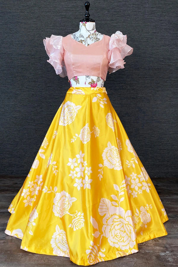 Latest Yellow Lehenga For Haldi Function 2023 - Anaya Designer Studio