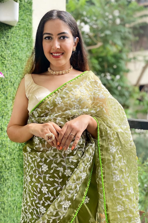 Latest designer party wear sarees 2021 - Anaya Designer Studio
