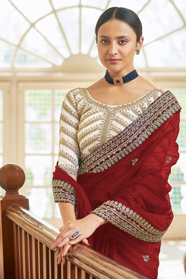 Latest designer sarees for Wedding party 2022 - Anaya Designer Studio