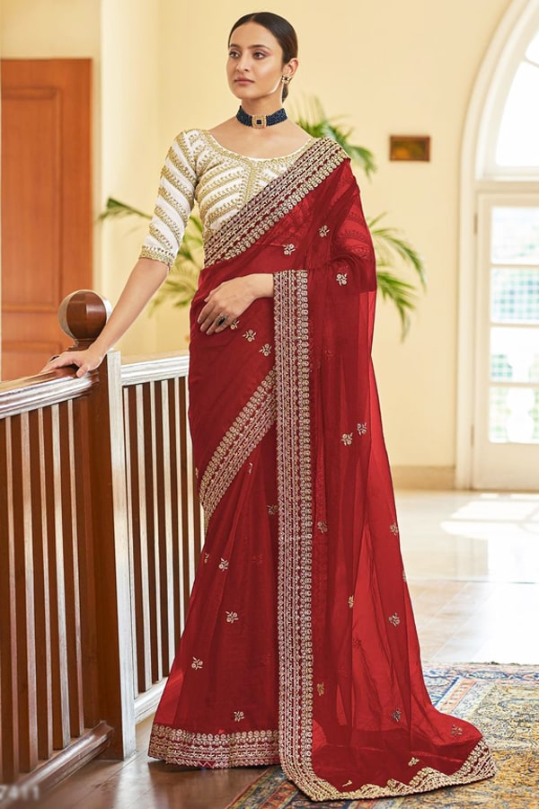 Latest designer sarees for Wedding party 2022 - Anaya Designer Studio