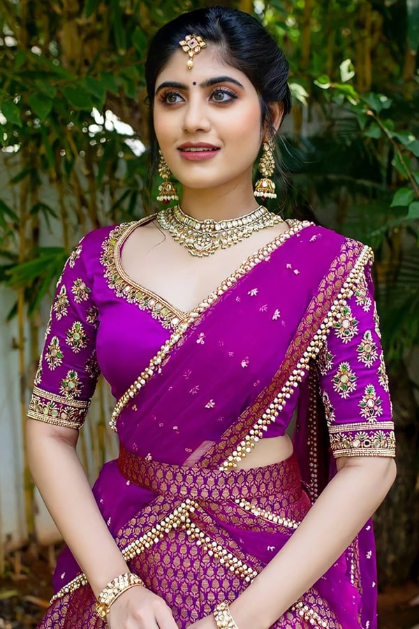 Latest half Saree Designs 2021 with Prices - Anaya Designer Studio