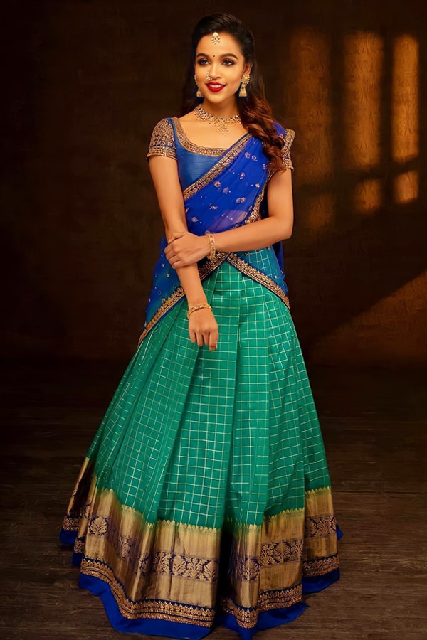 Latest Half Saree Designs 2021 New Model - Anaya Designer Studio