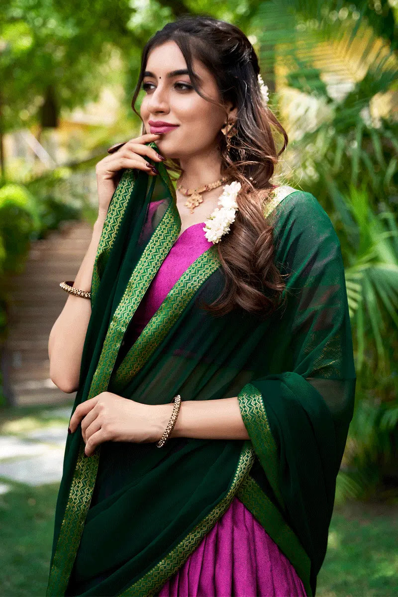 Latest Model Half Sarees With Price