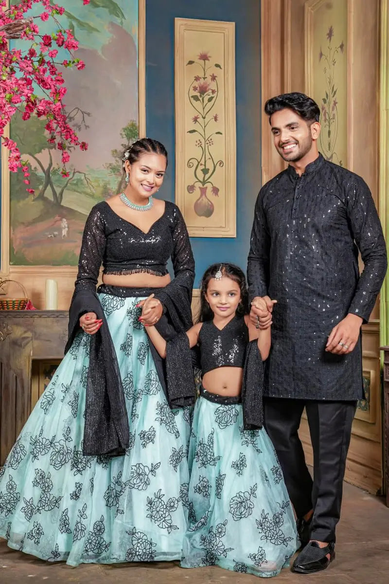 Lehenga For Mother And Daughter
