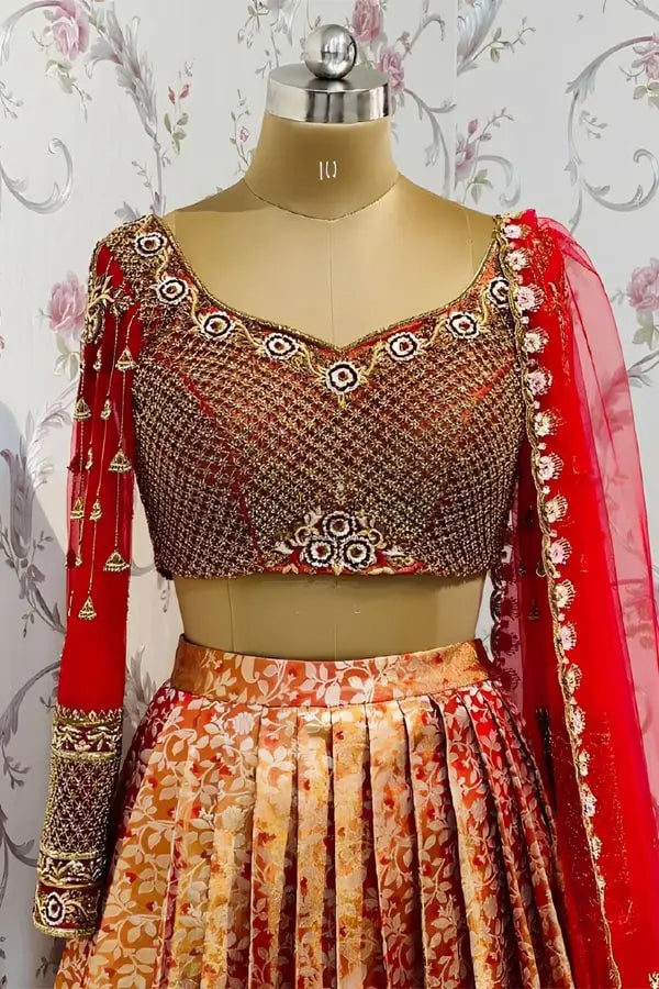 Latest Pattu Half Saree Blouse Designs For Girls - Anaya Designer Studio