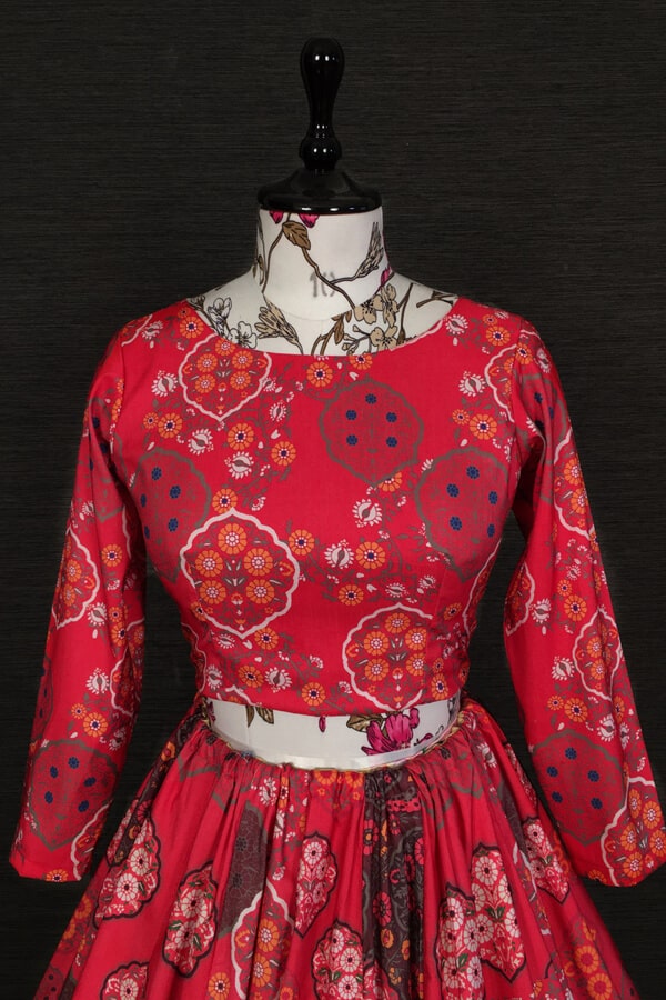 Latest Digital Printed Lehenga Design For Wedding Ceremony - Anaya Designer Studio