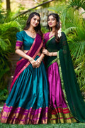 Lehenga Half Saree Designs For Girls