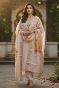 Light Peach Kurti Set