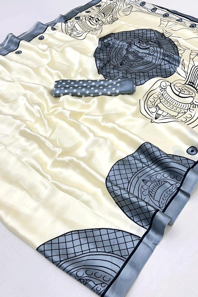 Lightweight Printed Saree