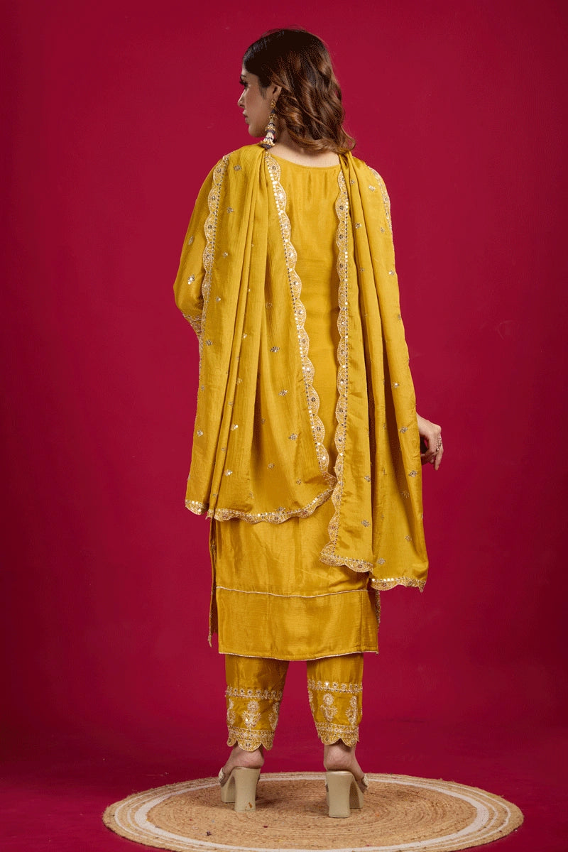 Haldi Function Traditional Outfit