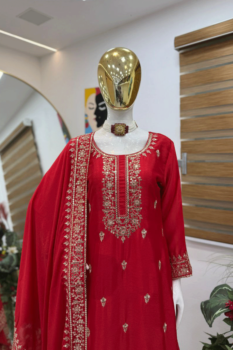 Luxury Embroidery Suit