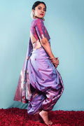 Maharashtrian Paithani Saree Dhoti Style Paithani Saree