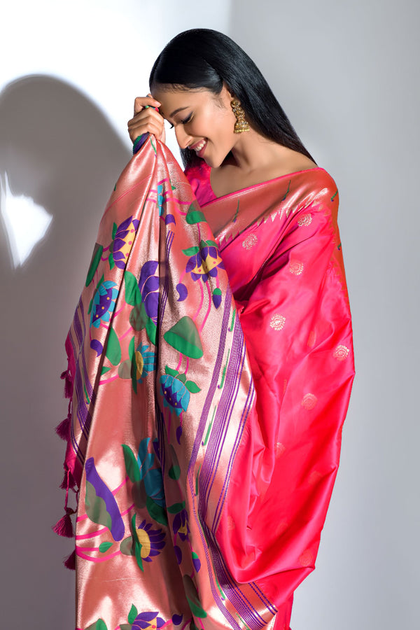 Maharashtrian Paithani Saree For Party