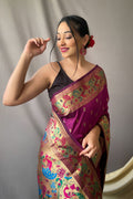 Marathi Look in Paithani Saree