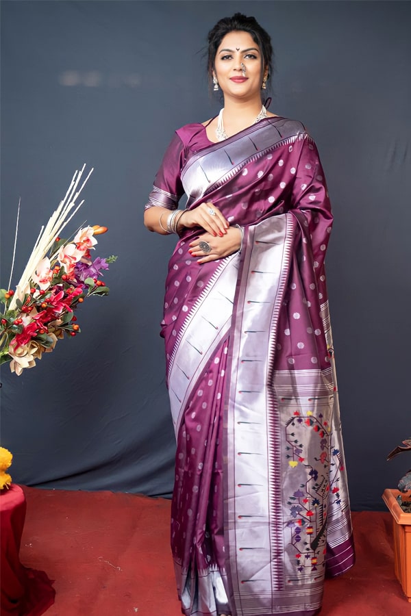 Marathi Paithani Saree