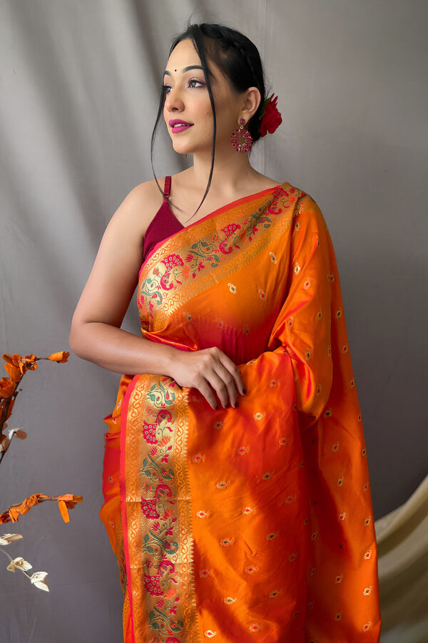 Marathi Wedding Paithani Saree