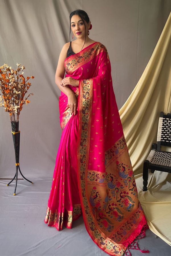 Marathi Wedding Paithani Saree 2023