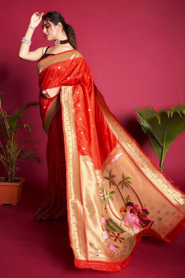 Latest Marathi Peshwai Paithani Saree For Wedding - Anaya Designer Studio