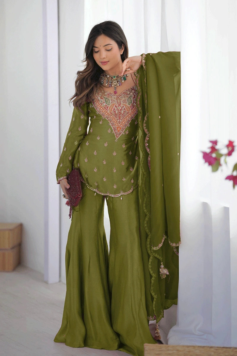 Mehendi Function Sharara