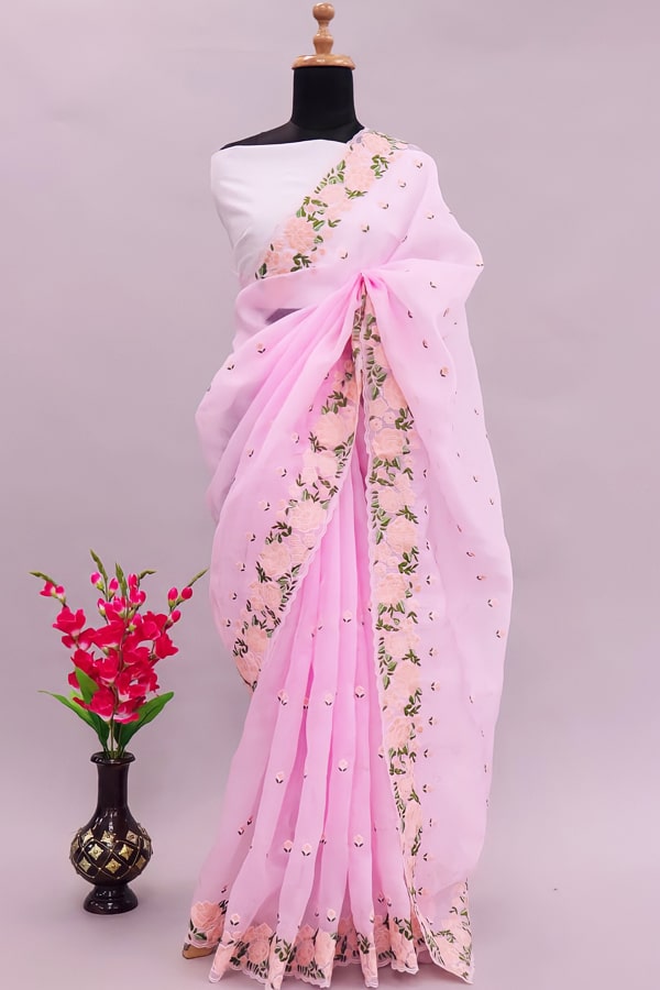 Modern Designer Saree For Wedding Guests 2022 - Anaya Designer Studio
