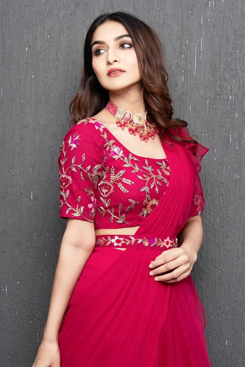Cocktail Saree - Anaya Designer Studio Cocktail Saree - Anaya Designer Studio