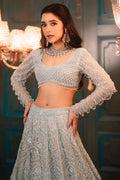 Modern bridal flare choli set