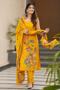 Mustard Color Kurta Set