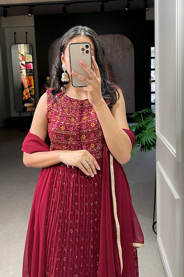 Latest Naira Kurti Design With Plazzo For Girls - Anaya Designer Studio
