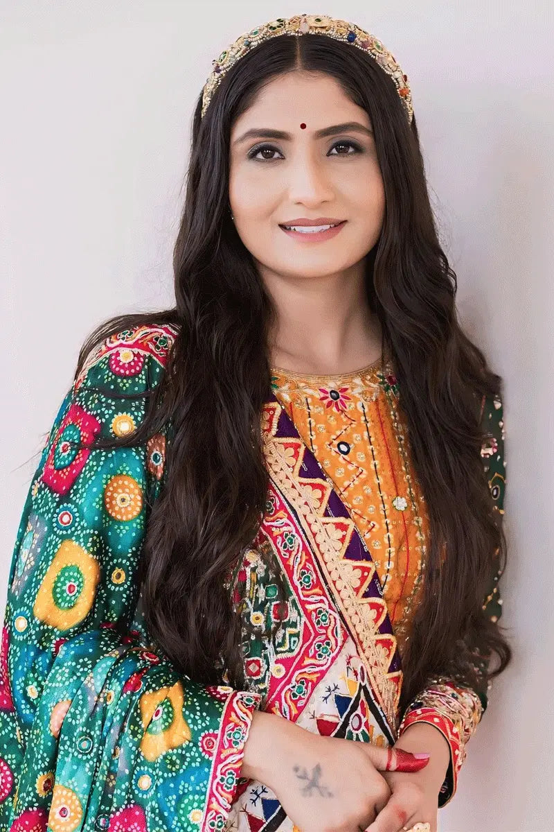 Kinjal Dave Red Chaniya Choli For Navratri Online Shopping