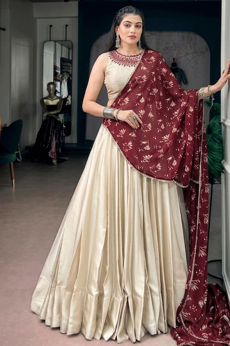 Navratri Special Mirror Work Lehenga Choli