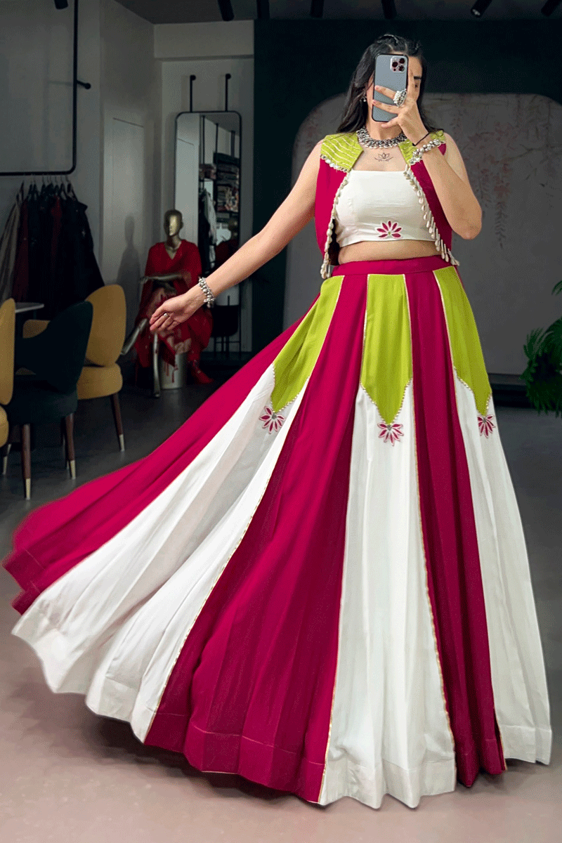 Navratri Special Multicolour Ghagra Choli