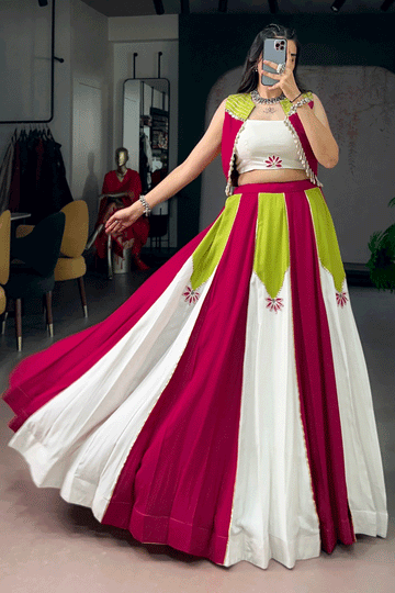 Navratri Special Multicolour Ghagra Choli