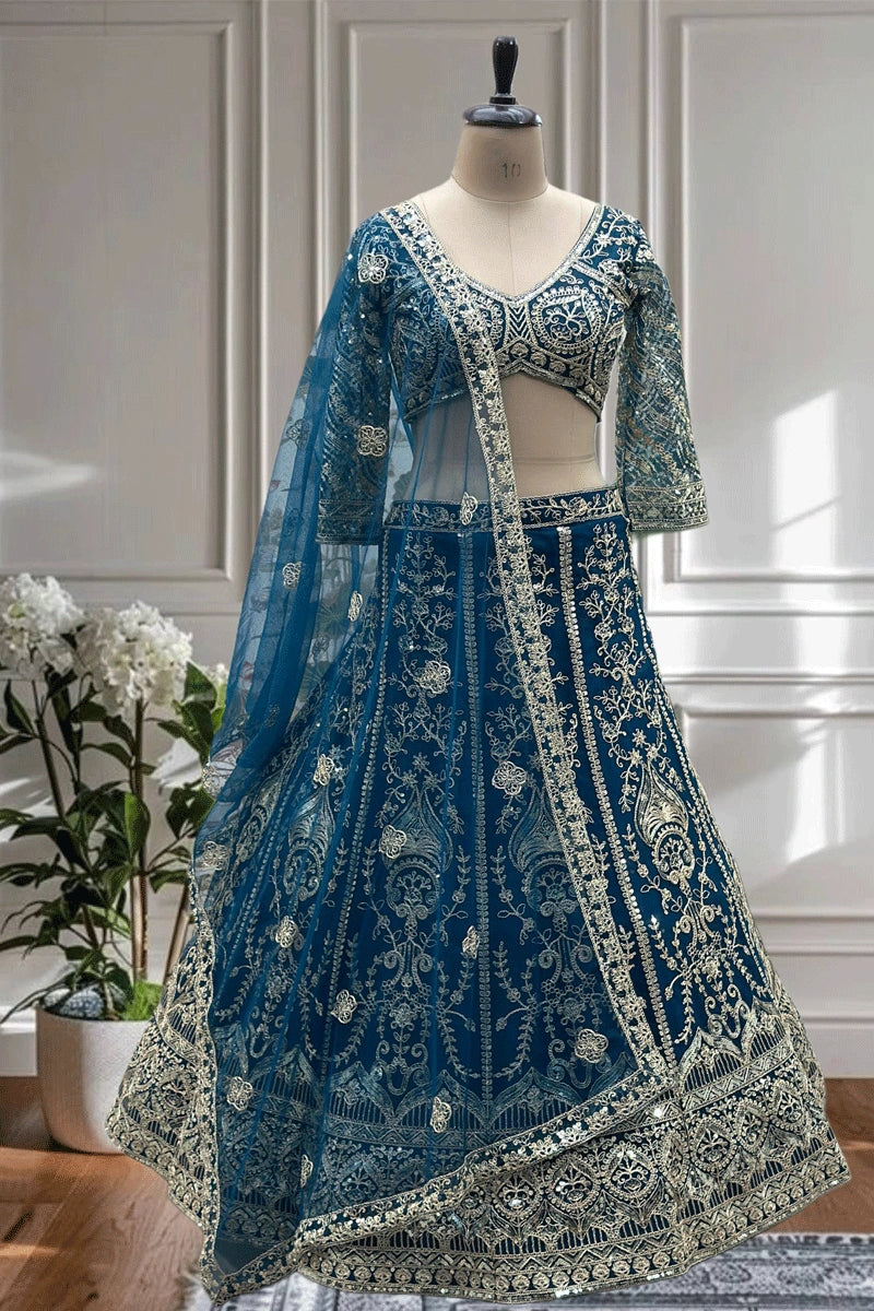 Net lehenga for bridesmaids