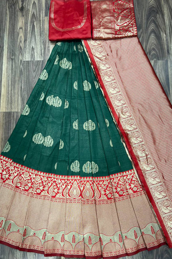 South Indian Traditional Half Saree Design With Price